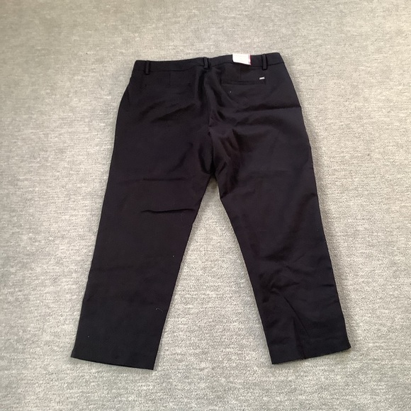 Tommy Hilfiger NWT Waverly Slim Stretch Black Capri Sz. 12 - Picture 7 of 7